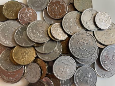 Horvát kuna pénzérmék